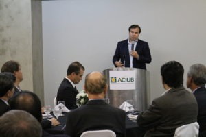 Presidente da Câmara dos Deputados visita Uberlândia e se reúne com empresários a convite da Aciub - Divulgação ACIUB (3)